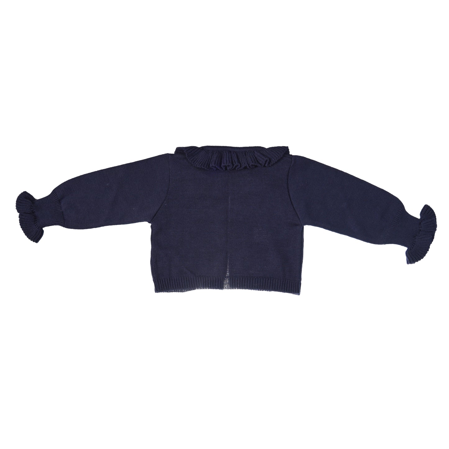 Cardigan feminino tricot azul carbono - 7161