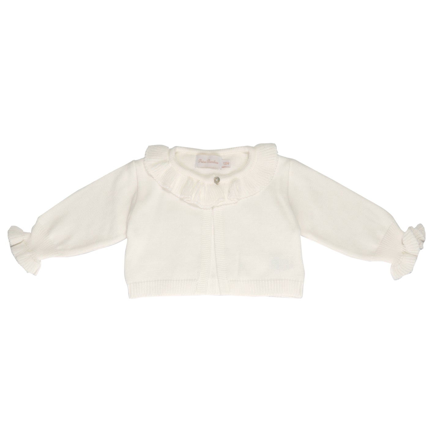 Cardigan bebê feminino tricot Natural - 10891 (11227)