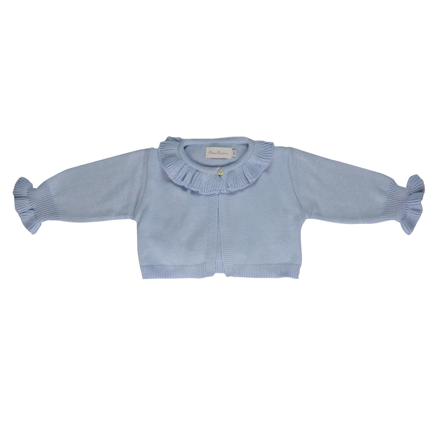 Cardigan bebê feminino tricot azul bb - 9900