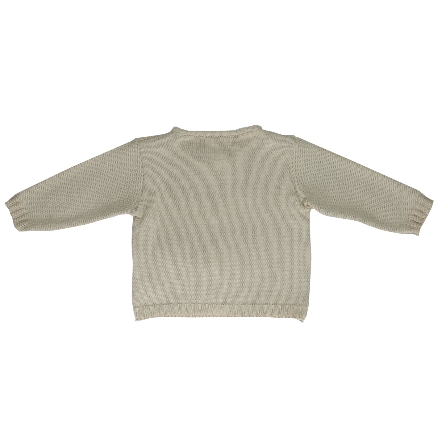 Cardigan bebê masculino tricot bege - 7204